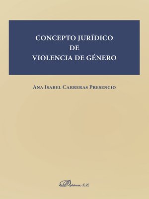 cover image of Concepto jurídico de violencia de género